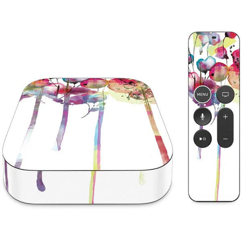 Painted Flowers Apple TV Skin